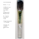 Schminkpinsel 14cm, edel, Acrylglasgriff mit Bergkristall