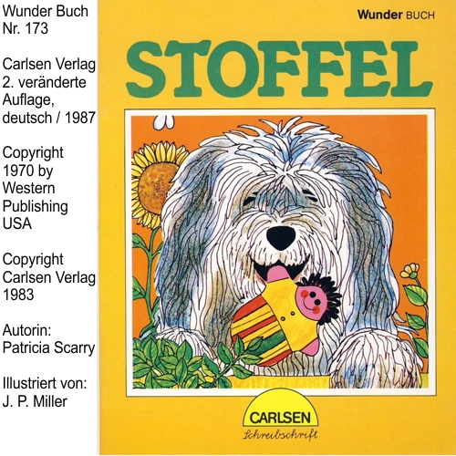 Stoffel, illustrierte Kindergeschichte in Schreibschrift