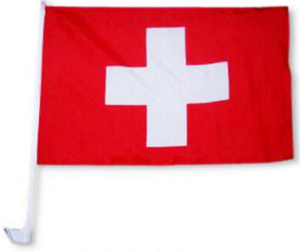 Autofahne Schweiz Autoflagge schweizer Flagge