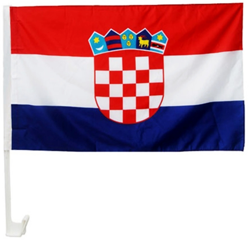Autofahne Kroatien kroatische Fahne als Autoflagge