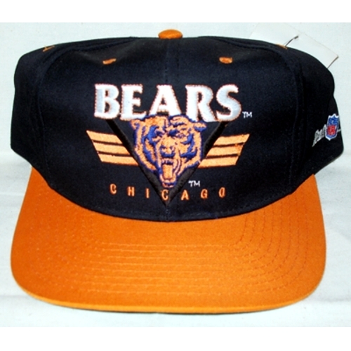 NFL Chicago Bears Vintage Snapback Football Cap - Black Guard Serie