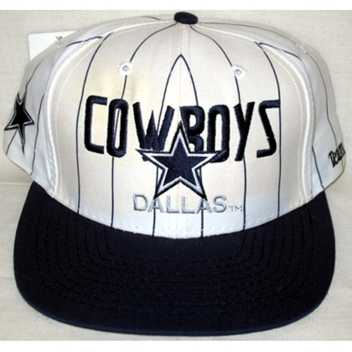 NFL Dallas Cowboys Vintage Snapback Football Cap - White Pinstripes -  Serie