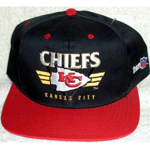 NFL Kansas City Chiefs Vintage Snapback Football Cap - Black Guard Serie