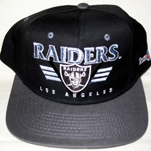 NFL Los Angeles Raiders Vintage Snapback Football Cap - Black Guard Serie - Universalgrösse Adult, passend bis 60,5 cm Kopfumfang