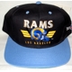 NFL Los Angeles Rams Vintage Football Snapback Cap - black guard Serie