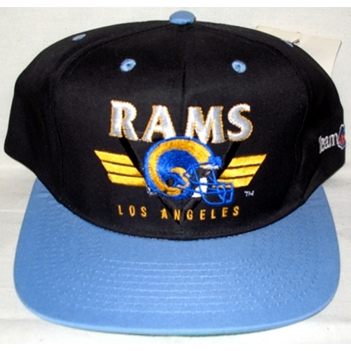 NFL Los Angeles Rams Vintage Snapback Football Cap - Black Guard Serie - Universalgrösse Adult, passend bis 60,5 cm Kopfumfang