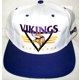 NFL Minnesota Vikings Vintage Football Snapback  Cap - white guard Serie
