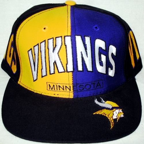 NFL Minnesota Vikings Vintage Snapback Football Cap - Block 2c -  Serie - Universalgrösse: passend bis 60,5 cm Kopfumfang