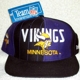 NFL Minnesota Vikings Vintage Snapback Football Cap - Pinstripes 2c