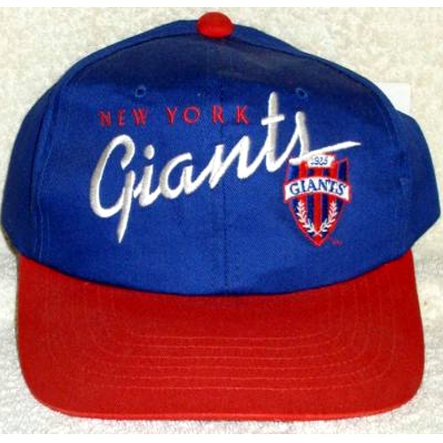 NFL New York Giants Vintage Snapback Football Cap - Script Logo -  Serie - Universalgrösse: passend bis 60,5 cm Kopfumfang