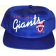 NFL New York Giants Football Cap - Script Logo uni
