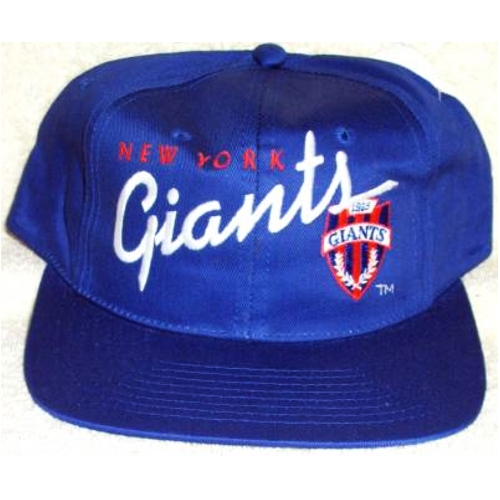 NFL New York Giants Vintage Snapback Football Cap - Script Logo uni -  Serie - Universalgrösse: passend bis 60,5 cm Kopfumfang