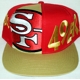 NFL San Francisco 49er Football Cap - Big Logo 1f