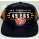 NFL San Francisco 49er Vintage Snapback Football Cap - Skaileder