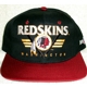 NFL Washington Redskins Vintage Snapback Football Cap - black guard Serie