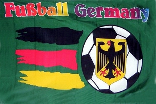 Deutschle Fahne für Fussball Nationalmannschaftsspiele EM WM Olymiade